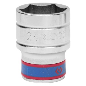 головка торцевая! стандартная шестигранная 1/2', 24 мм\ 433524M KING TONY