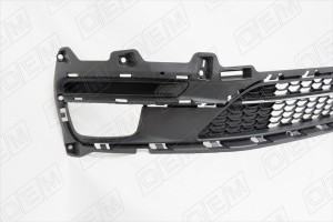 Решетка в бампер нижняя Kia Rio 3 QB седан, 2015-2017, без ДХО OEM3783 OEMPARTS