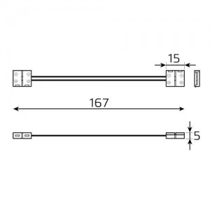 Коннектор для светодиодной ленты GAUSS BT433 GAUSS