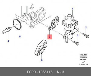 FORD MONDEO III (2000-2007) 1 355 115 FORD
