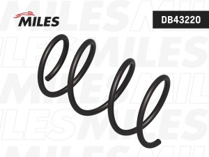 Пружина передней подвески усиленная TOYOTA PREMIO/ALLION 1ZZ 02-,WillVS 2ZZGE AT DB43220 MILES