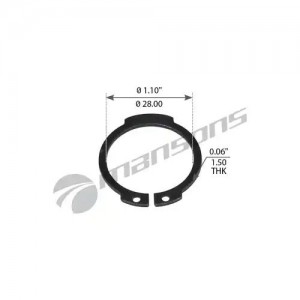 кольцо стопорное! D28x1,5mm ролика \RVI CR10 MANSONS