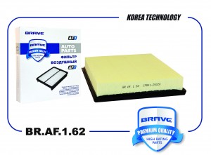 Фильтр воздушный BR.AF.1.62 17801-25020 Toyota Camry V70 17-, RAV 4 18- BR.AF.1. BRAF162 BRAVE