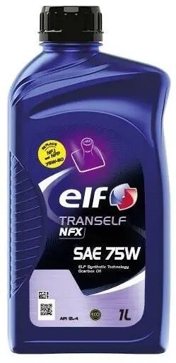 Масло трансмиссионное TRANSELF NFX 75W синт.GL-4 1л ELF 223519 ELF