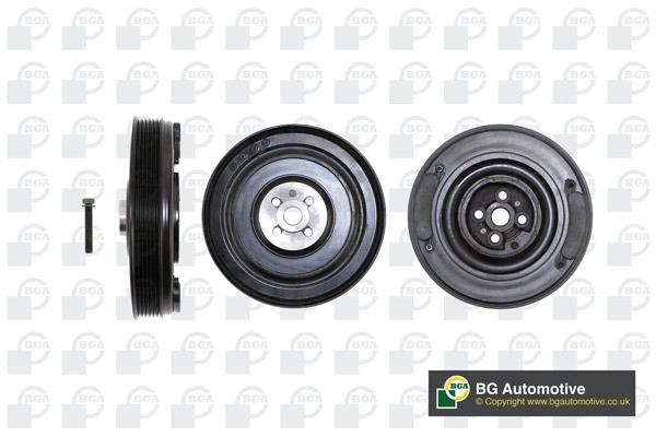 шкив коленвала! к-кт\ Audi A6, Volvo S70/S80/V70 2.5TDi 94> DP2976K BG AUTOMOTIVE