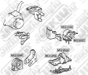 Катридж опоры двигателя  TOYOTA Carina ED ST20# Jan 93 Jan 99 BE21022 BE21022 JIKIU