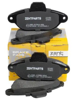колодки дисковые передние! Fiat Punto/Siecento, Lancia Y 1.1/1.2 93> Z07452 ZENTPARTS