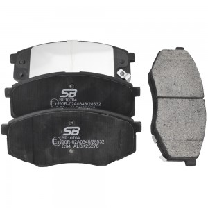 Колодки тормозные передние KIA SOUL 14-/HYNDAI i20 10-/SONATA 09- BP10704 BP10704 SB NAGAMOCHI