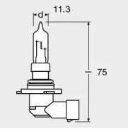 Лампа 12V HIR2 55W PX22d OSRAM 9012 OSRAM