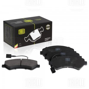 Колодки торм. диск. перед. для а/м Fiat Ducato (06-) 250-290 т/с Brembo 169х69   PF 1610 TRIALLI