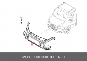 панель передняя!\ IVECO 5801338103 IVECO