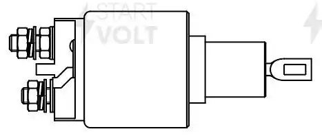 Реле втягивающее стартера VAG A6 (97-) 2.4I/2.8I/2.7T VSR 1846 START VOLT