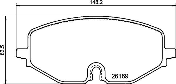 Колодки тормозные P85182 P85182 BREMBO