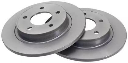 Диск тормозной MAZDA 3 (BK,BL) (2.0/2.3) задний (1шт.) BREMBO 08.9975.21 BREMBO