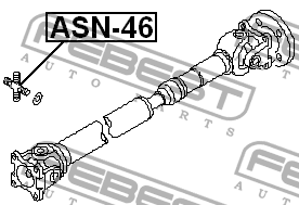 Крестовина 27x46.1 ASN-46 ASN-46 FEBEST