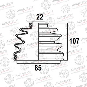 Пыльник привода Avantech BD0803 AVANTECH