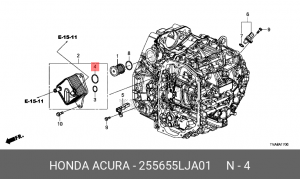 КОЛЬЦО УПЛОТНИТЕЛЬНОЕ (B) 255655LJA01 255655LJA01 HONDA