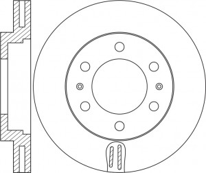 Диск тормозной HYUNDAI H1 Starex 08- RN1457 RN1457 NIBK