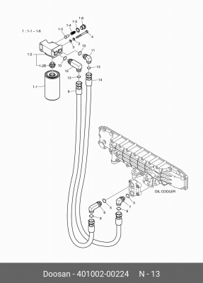 401002-00224 О-кольцо 401002-00224 DOOSAN