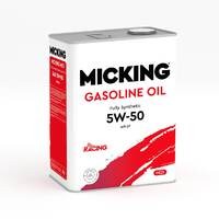Масло моторное синтетическое Gasoline Oil MG1 5W-50 SP synth. 4л. M2139 M2139 MICKING