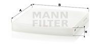 Фильтр воздушный салона HONDA Accord 9 (08-),8 (03-) MANN CU2358 MANN FILTER