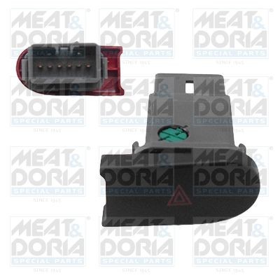 Выключатель кнопка CHEVROLET Lanos аварийной сигнализации MEAT&DORIA 23625 MEAT DORIA