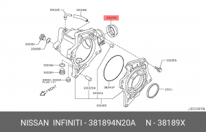 NISSAN MURANO/QASHQAI/X-TRAIL 38189-4N20A NISSAN