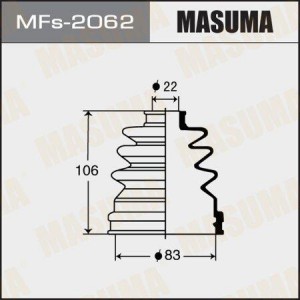 пыльник ШРУСа! (силикон)\ Mazda Familia 94-08 MFS-2062 MASUMA