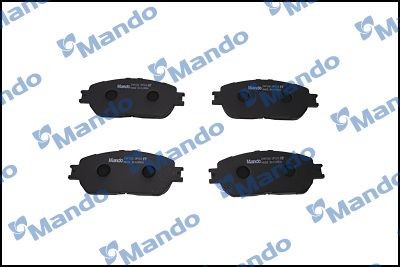 Колодки дисковые передние MPT45 MPT45 MANDO