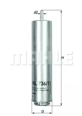 1-СЕРИЯ F20/F21 (2011>) KL736/1D MAHLE KNECHT