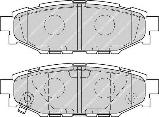 Колодки тормозные, задние FDB1947 FERODO