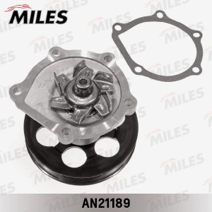 Насос водяной TOYOTA COROLLA 1.3/1.4 00 (DOLZ T221) AN21189 AN21189 MILES