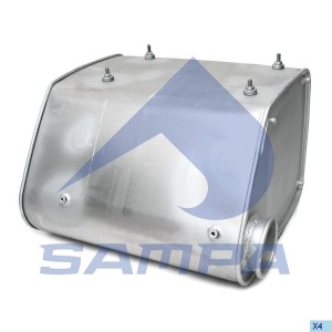 Глушитель основной MAN F2000 021210 SAMPA