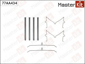 Комплект установочный тормозных колодок Toyota HILUX VII Пикап (_N1_, _N2_, _N3_ 77AA434 MASTER KIT