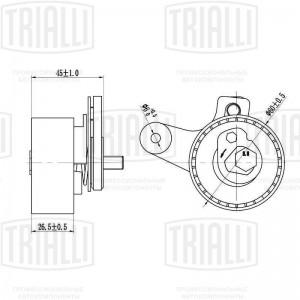 Ролик ГРМ Chevrolet Captiva (06-) 2.0d (натяж.) (CM 6113) CM 6113 TRIALLI