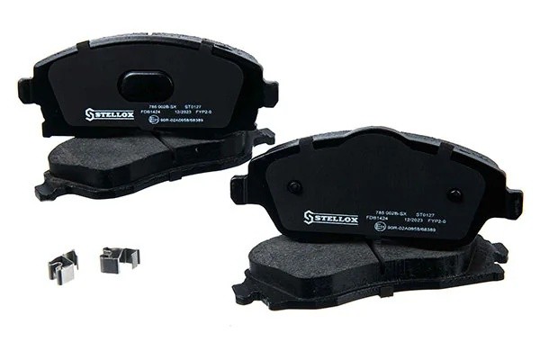 колодки дисковые передние с антискрипными пластинами!\ Opel Corsa C 1.0-1.7DTi 0 1564 000B-SX STELLOX