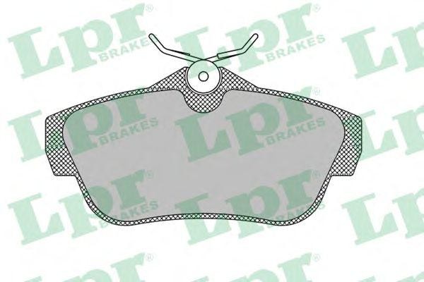 Комплект тормозных колодок 05P1460 05P1460 LPR