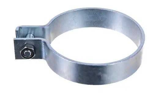 хомут глушителя! (цинк) E-line D=114.5 L=160 H=30 MAN, MB, KAMAZ 5490/2642 Z58503 ZENTPARTS