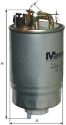 фильтр топливный!\ VW T3/T4/Golf/Passat 1.6TD/1.9D-TDi 87>,Seat Ibica/Toledo 1.9 DF327 MFILTER AUTOMOTIVE FILTERS