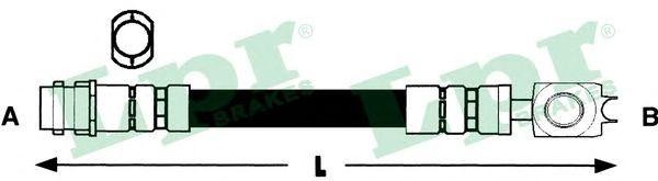 Шланг тормозной 6T46734 6T46734 LPR