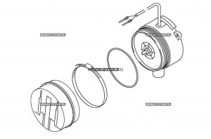 90215A Вентилятор Т90ST 24В / ВБ 90215A WEBASTO