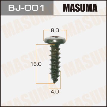 Саморез 4x16мм набор 20шт. MASUMA BJ001 MASUMA