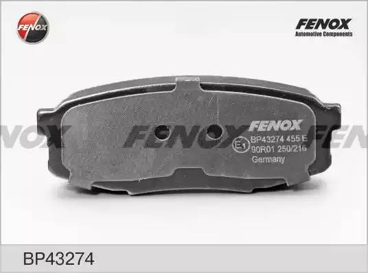 Колодки тормозные дисковые Toyota Land Cruiser 08- BP43274 FENOX