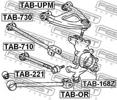 Сайлентблок TAB-168Z TAB-168Z FEBEST