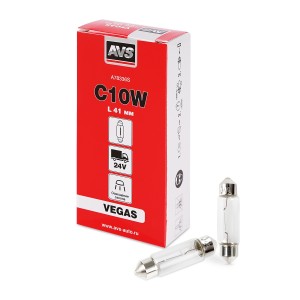 Лампа 24V C10W SV8.5-8 41мм. AVS A78336S AVS