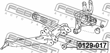 Болт с эксцентриком TOYOTA WISH 2003-2009 0129-017 0129-017 FEBEST