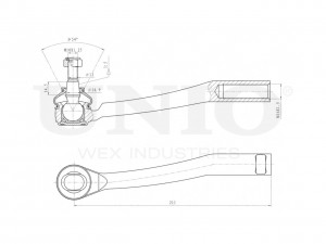 Наконечник рулевой правый SSP-10106 UNIO