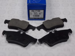 Колодки тормозные дисковые MAZDA 3 (BL) 08 AN-718K AN718K AKEBONO