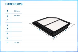 Фильтр воздушный B13CR0029 B13CR0029 CWORKS