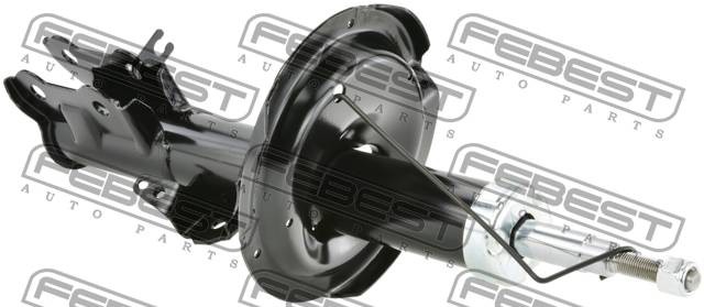 Амортизатор передний правый GAS.TWIN TUBE 12110-002FR FEBEST